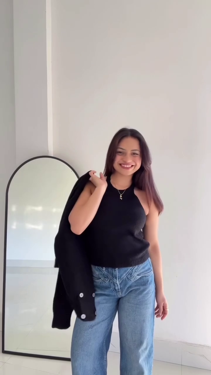 Colour Block Knit Cardigan — Modern Layers with Bold Contrast