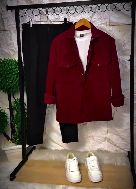 Modern Heritage Style: Denim Layers with Gurkha Pants 👔🤎👟