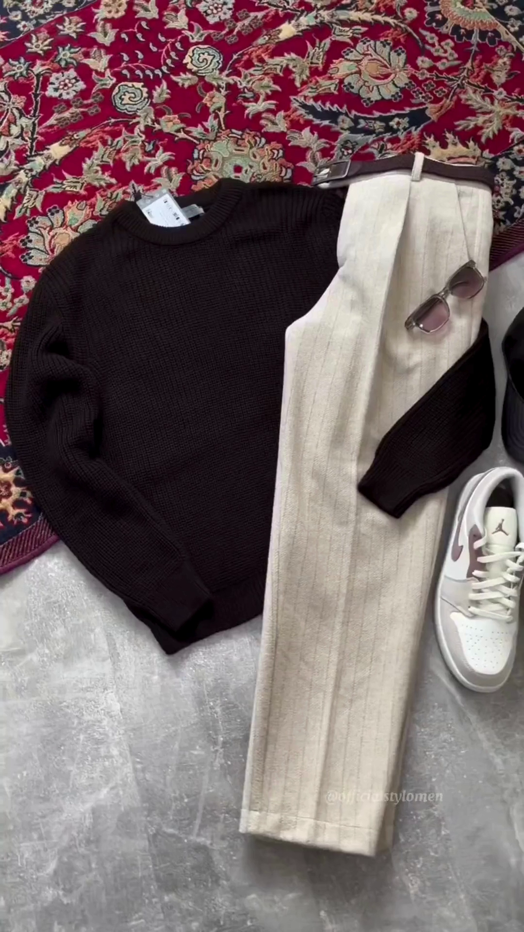 Earth-Tone Elegance: Modern Minimal Outfit for Men 🤎🤍