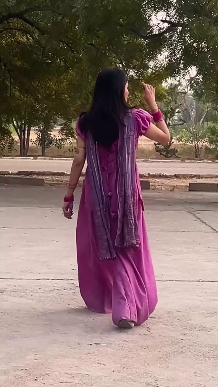 Purple Georgette Chikankari Kurta Gharara Set – Elegant, Ethnic, and Timeless