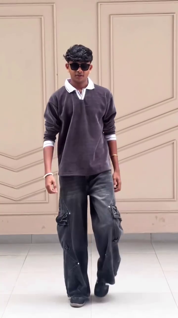 Clean Casual Confidence: Modern Minimal Men’s Look 🤎👖🕶️