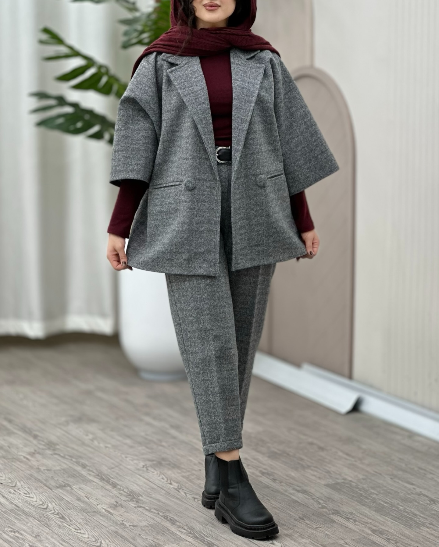 Cottinfab Brown Cotton Co-Ord Set – Effortless Style Meets Everyday Comfort