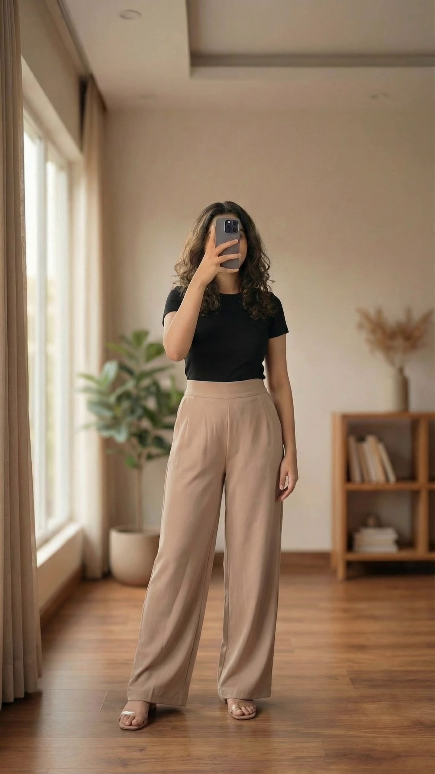 IUGA Women’s Plain Round Neck Rib Knit Regular Top – Timeless Comfort and Everyday Style