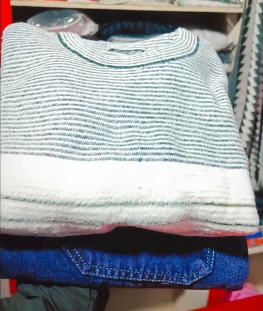 Winter Classic: Soft Striped Knit Sweater in Grey & White – Cozy, Stylish & Everyday Ready