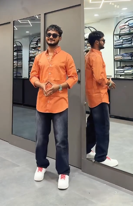 Men Slim Fit Solid Casual Shirt with Pant Combo – Smart Style, Perfectly Paired