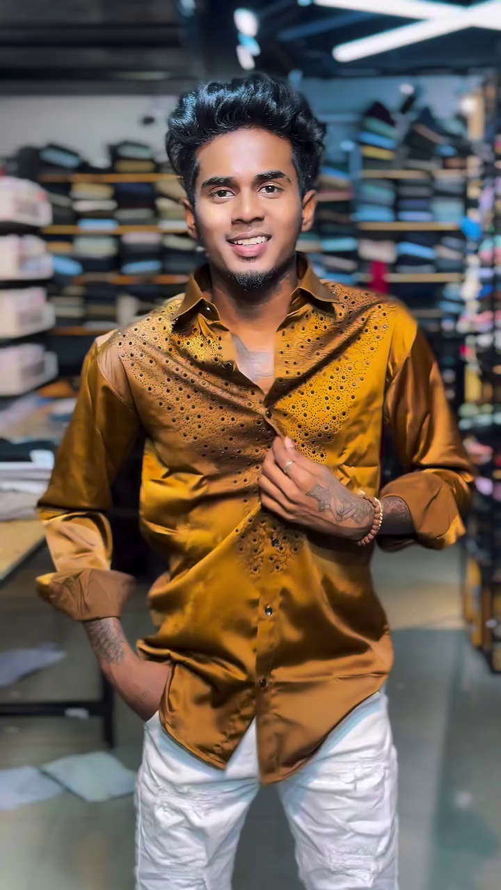 Satin Day One Party Wear Shirts – Sleek, Shiny, and Stylish