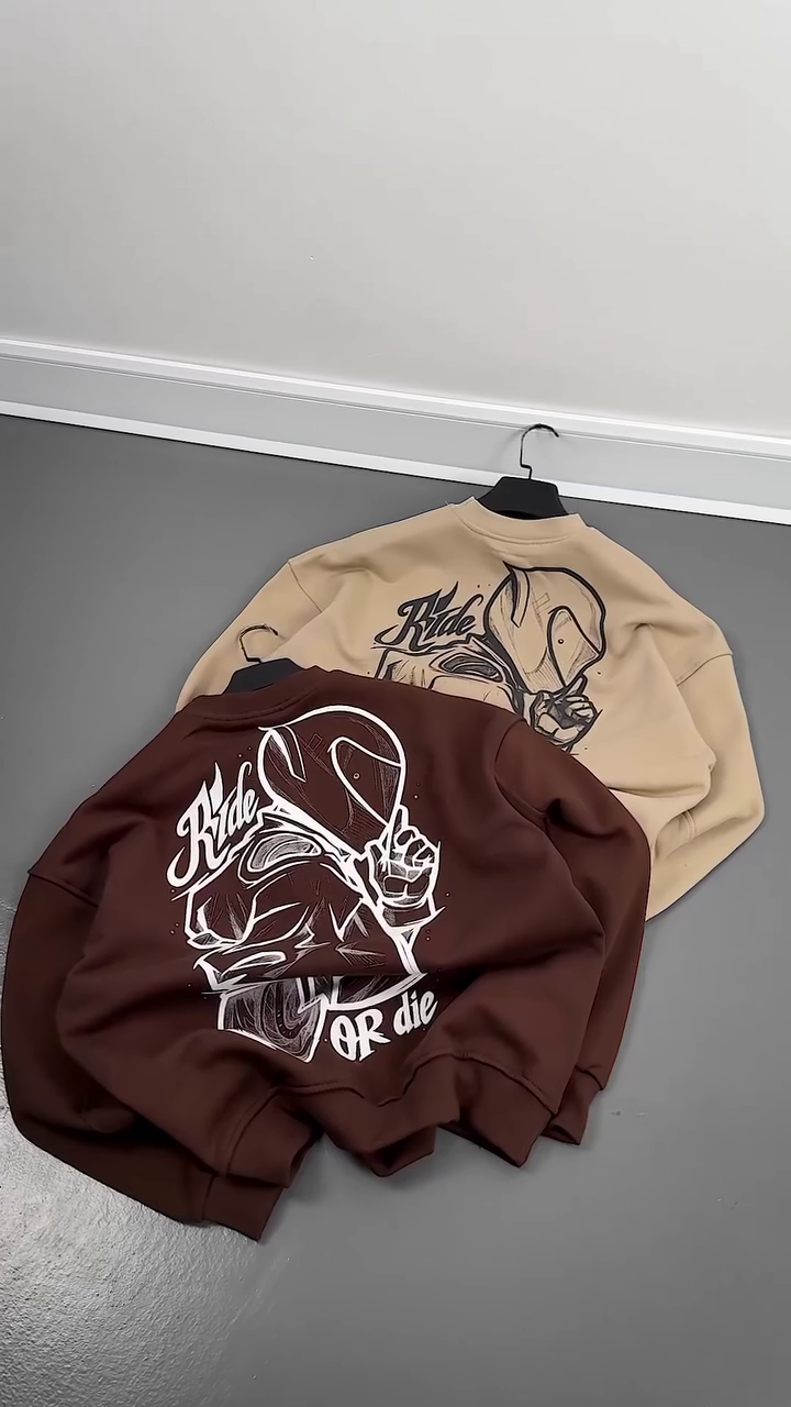 Black Hoodie with White Graphic Print – Casual Comfort Meets Bold Style