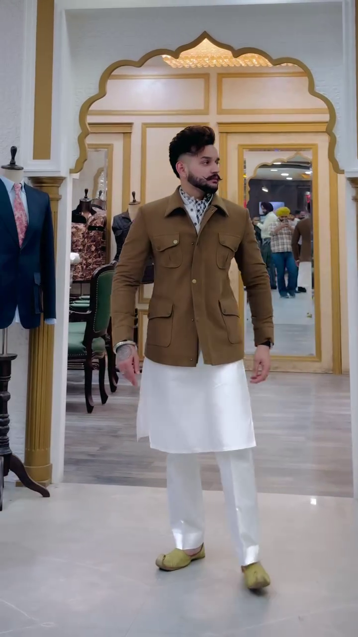 Classic Jodhpur Suit – Elegant Traditional Indian Attire for Men