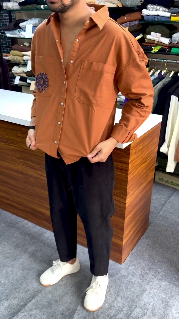 Men’s Green Relaxed Fit Printed Full-Sleeve Casual Shirt – Comfort Meets Style