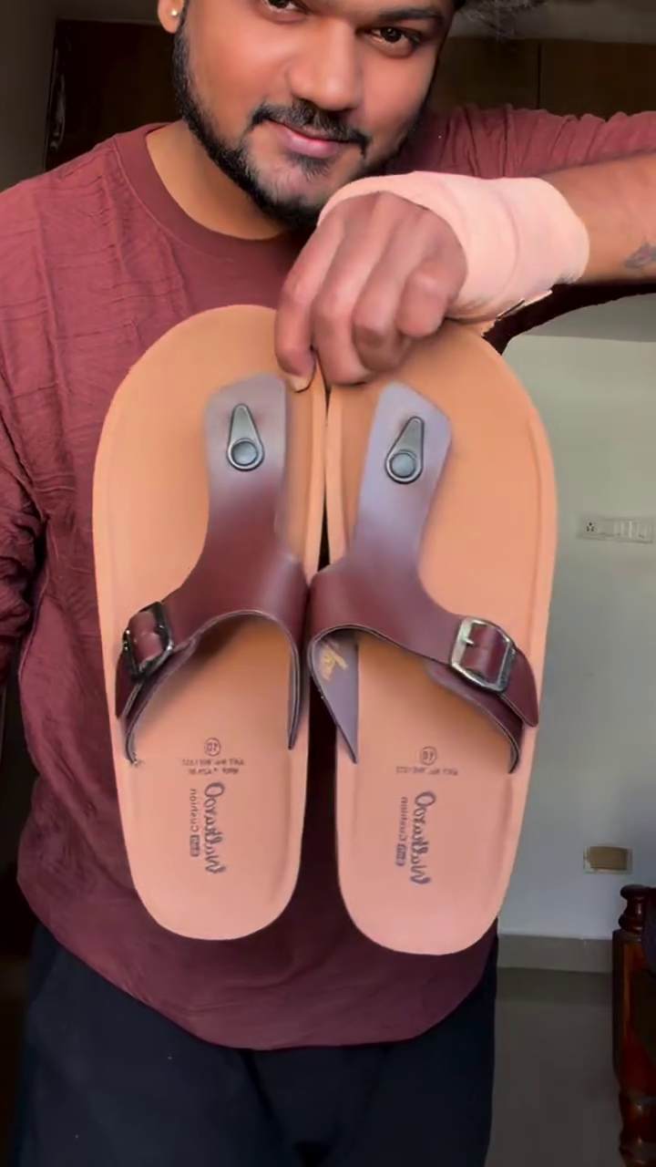 Extra Soft Nylon Velcro Slide Sandals – Lightweight Comfort for Everyday Wear