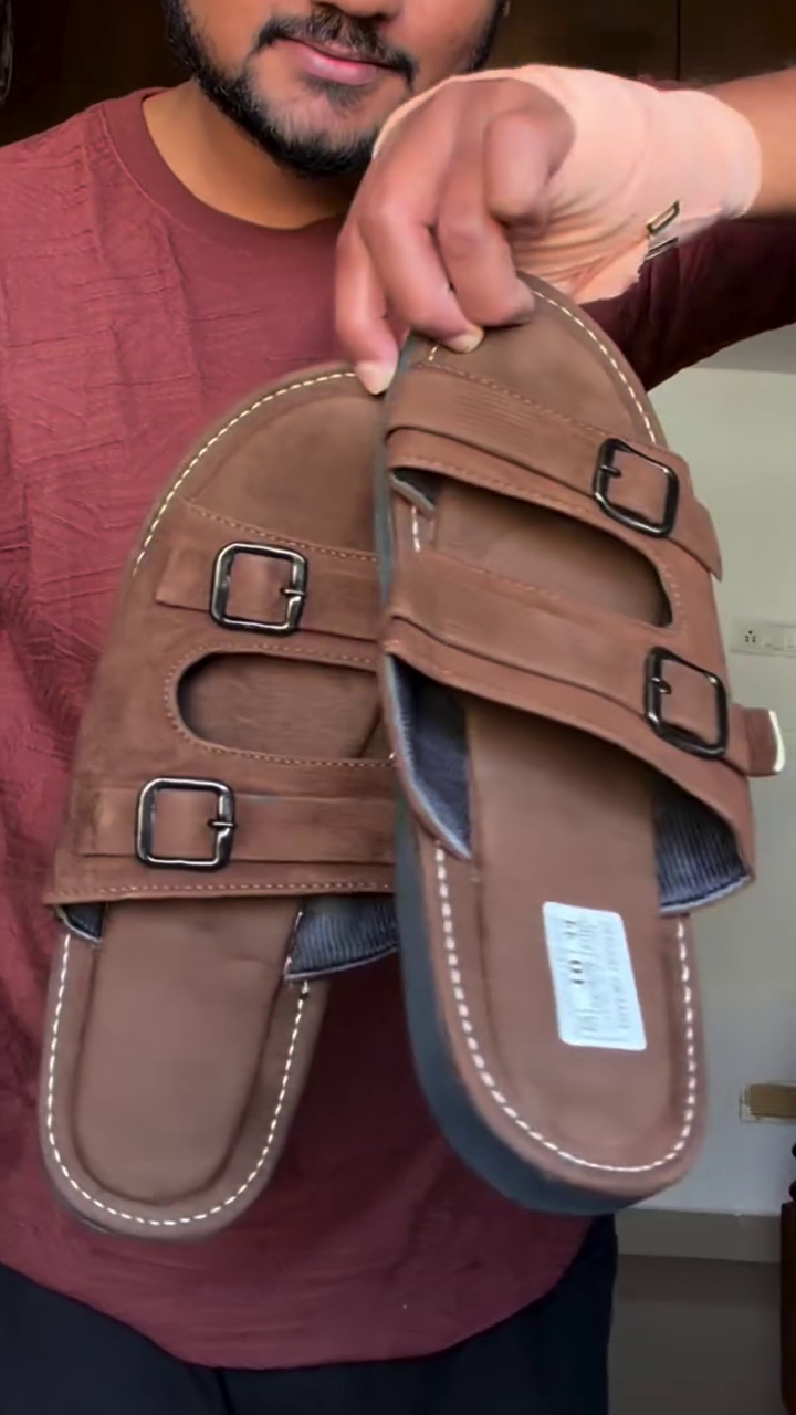 Extra Soft Nylon Velcro Slide Sandals – Lightweight Comfort for Everyday Wear