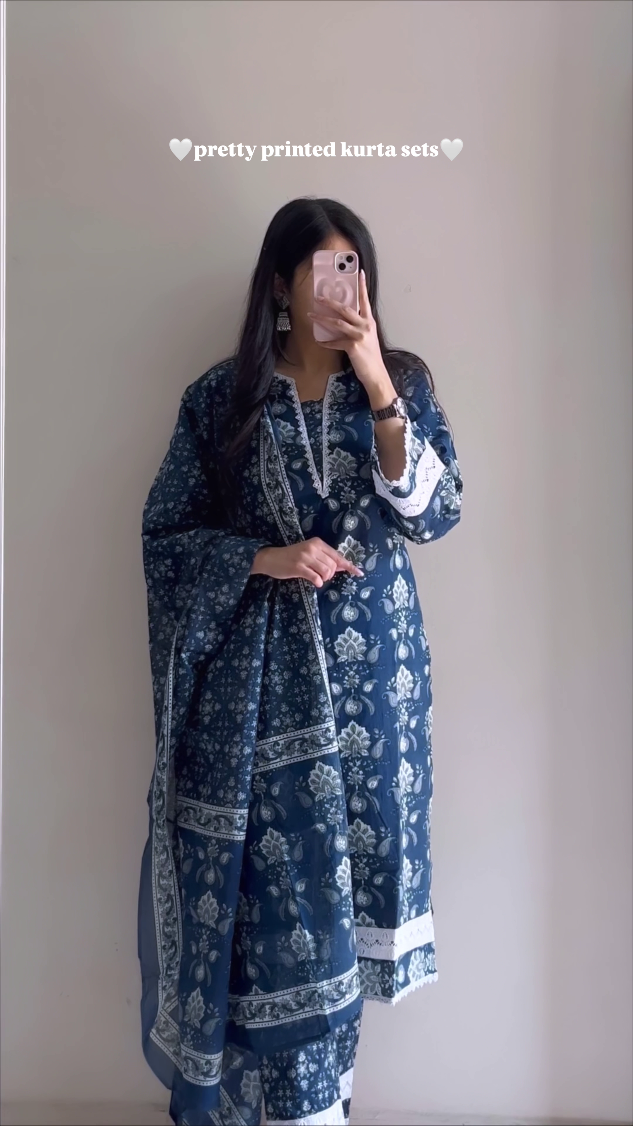 Women White Chinon Kurta Sets – Graceful Tradition with Modern Elegance