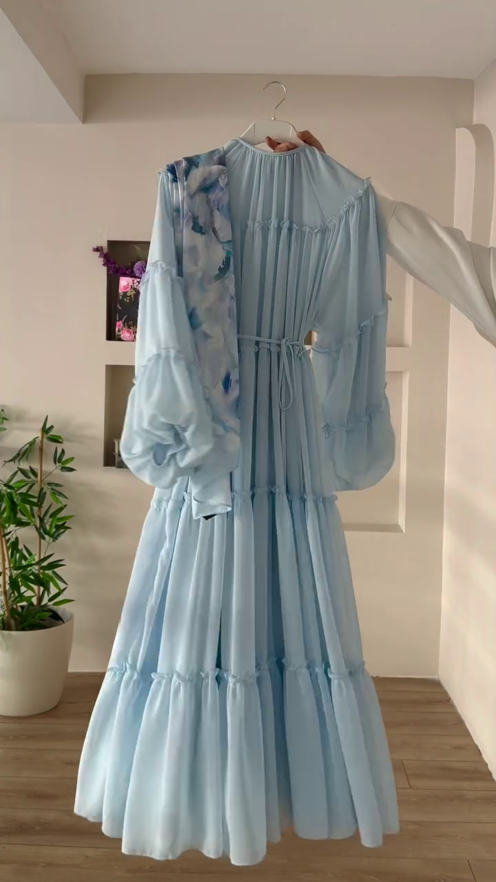 🌸 Blush Breeze: Tiered Maxi Dress