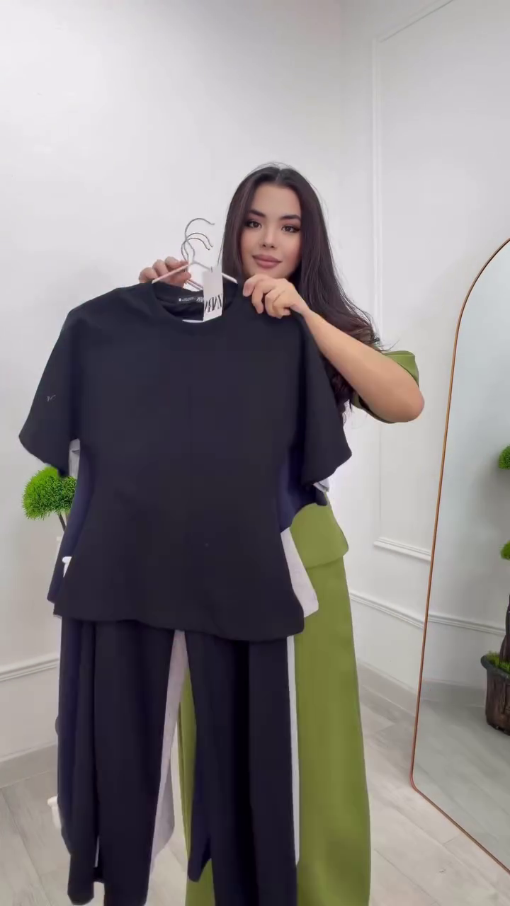 💚 Olive Edge: Structured Co-Ord Set