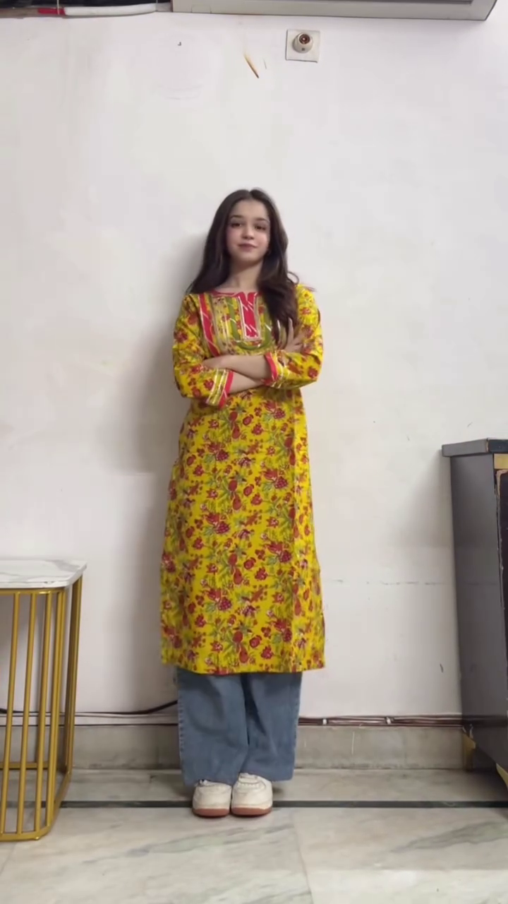 🌼 Sunshine Bloom: Floral Printed Kurta