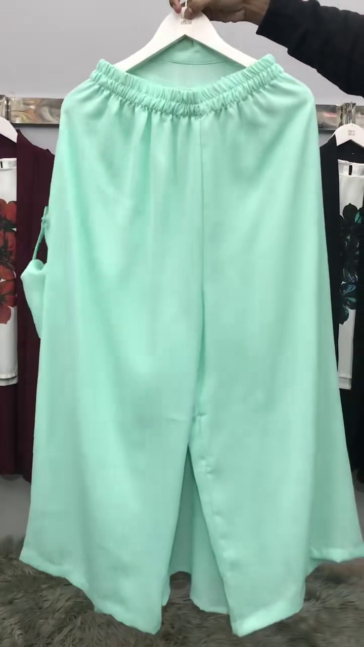 Mint Bloom Layered Co-Ord Set – Effortless Elegance in Every Layer