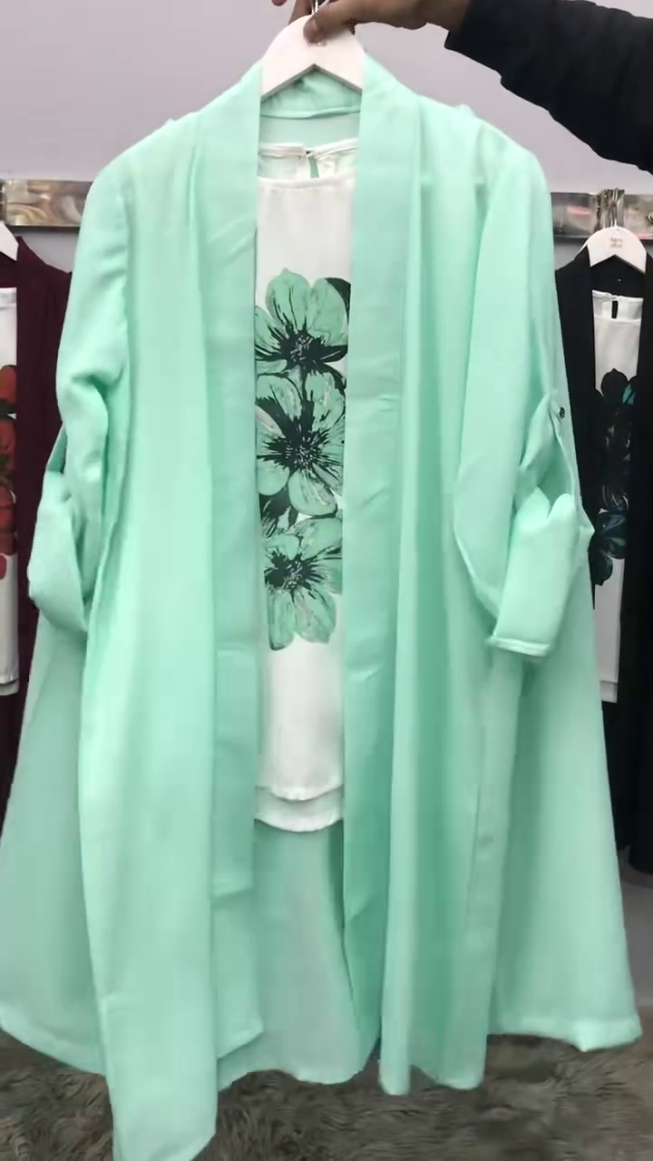 Mint Bloom Layered Co-Ord Set – Effortless Elegance in Every Layer