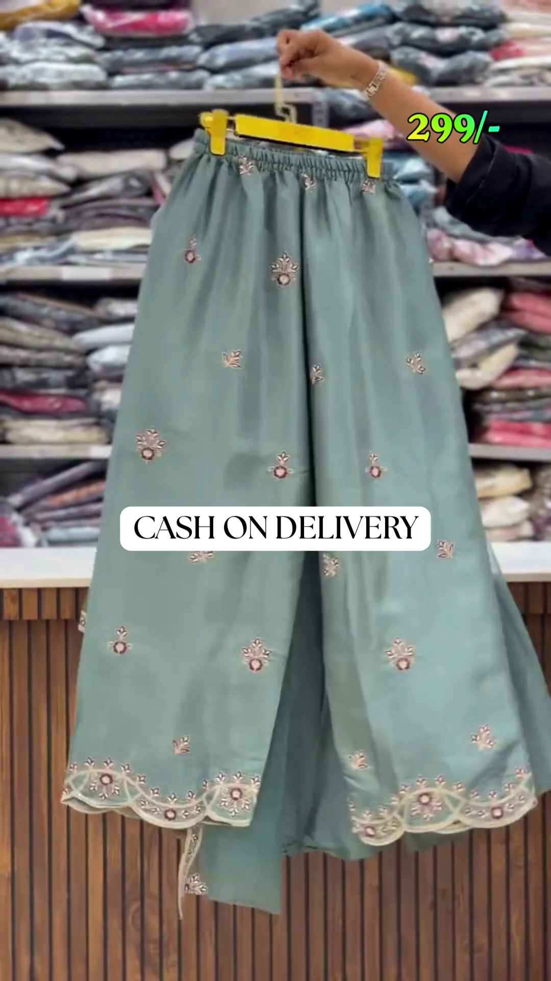 Elegant Rafacollection Pakistani Suit with Heavy Embroidery and Statement Bell Sleeves