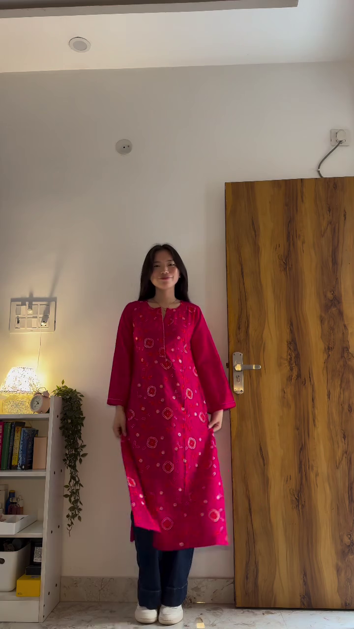 Sunny & Stylish: Yellow Printed Straight Kurta for Women