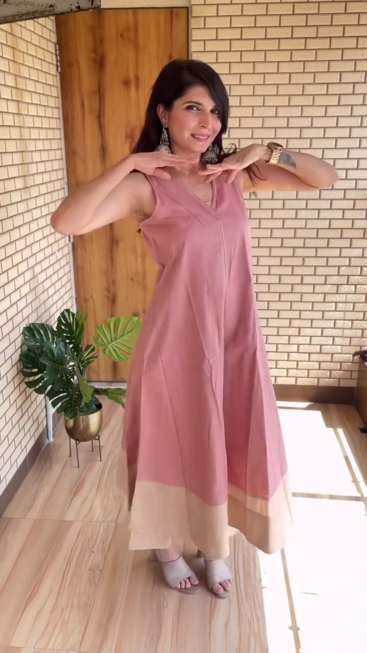 Grace in Every Step: Mint Green Floral Printed Flared Kurta Set