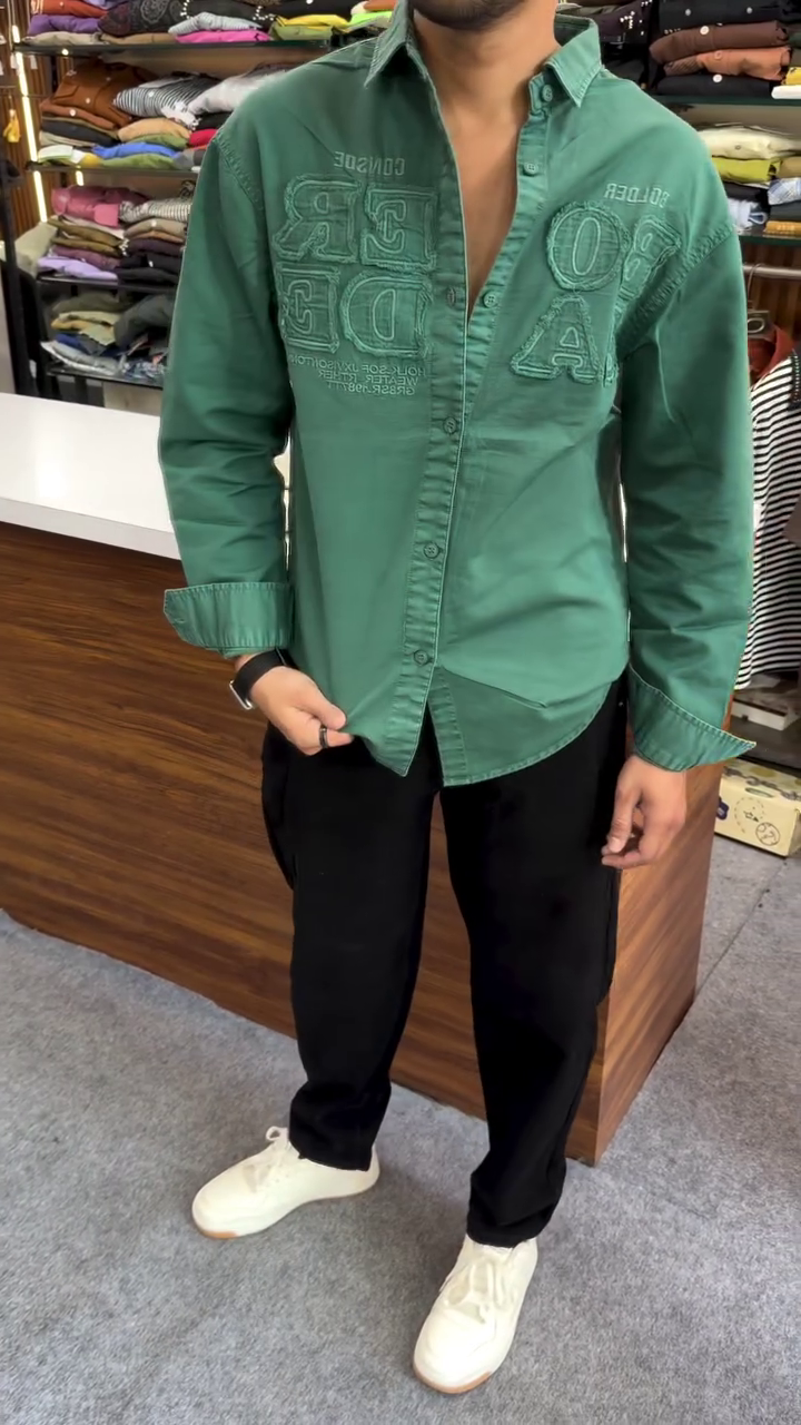 Effortless Everyday: Brown Cotton Casual Shirt for Men