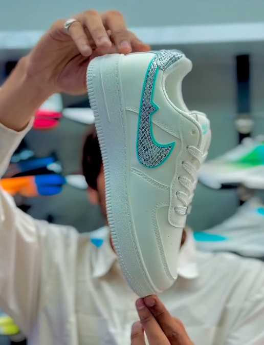 Exclusive Style: Custom Painted Nike Air Force 1 Sneakers