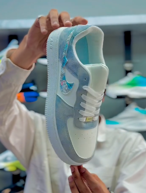 Exclusive Style: Custom Painted Nike Air Force 1 Sneakers