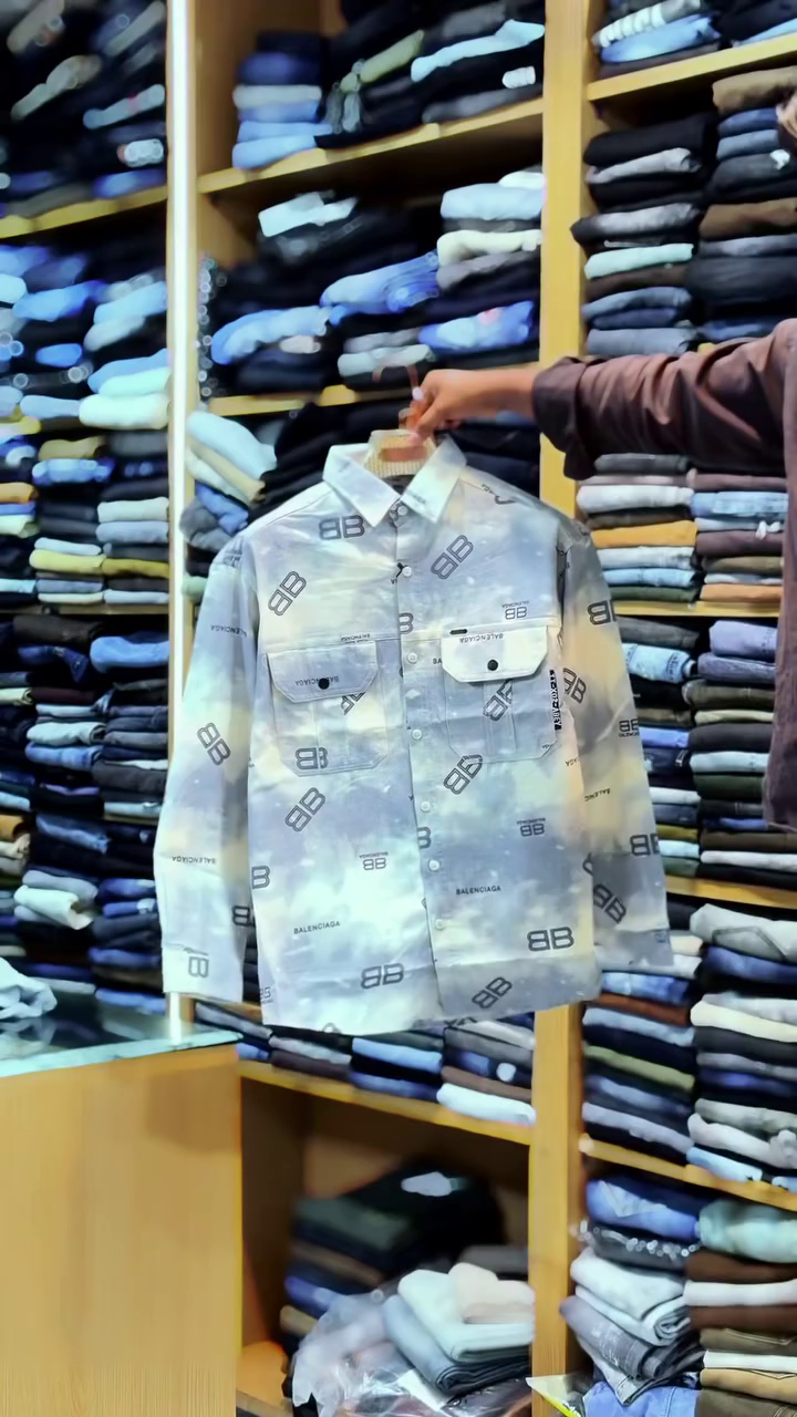 Chrome Hearts Tie-Dye Shirt with Signature Horseshoe Logo – A Bold Fusion of Luxury and Streetwear Identity