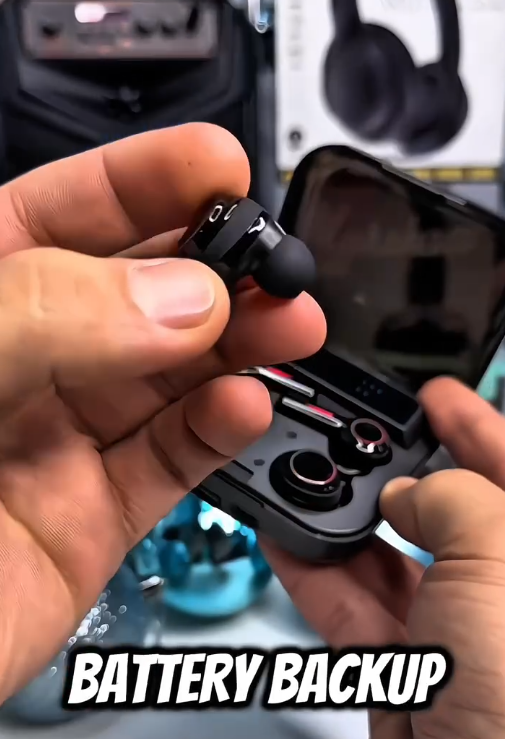Power-Packed Audio On the Go: M19 TWS Wireless Earbuds with LED Charging Case