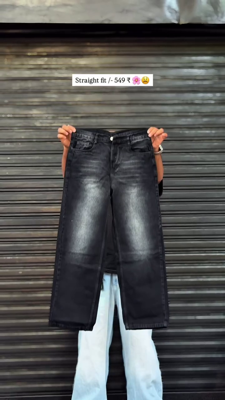 This straight-fit beige jean is similar in style to products