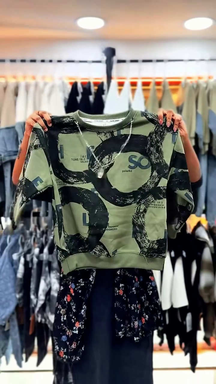 This Zapzio Imported Kids Korean T-shirt features a distinctive zipper design and is marketed as a premium, stylish option for summer wear.