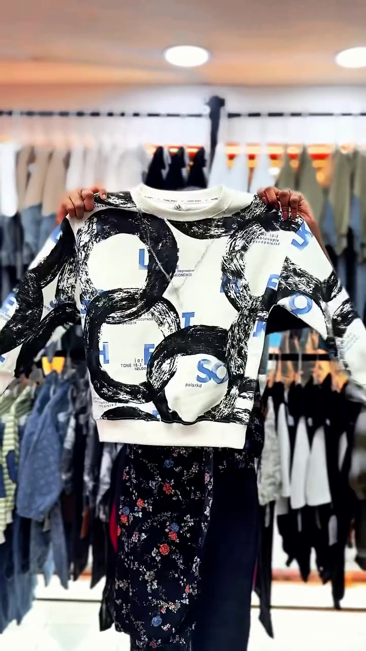 This Zapzio Imported Kids Korean T-shirt features a distinctive zipper design and is marketed as a premium, stylish option for summer wear.