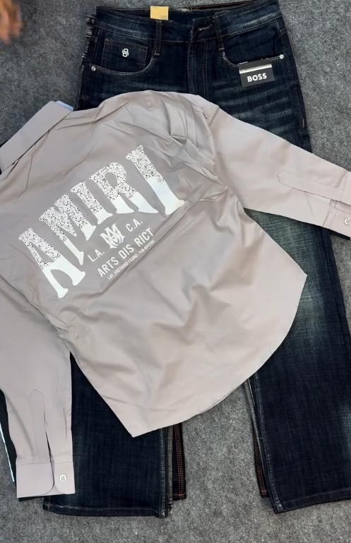 Diesel Jeans & Amiri Graphic White Shirt at Just ₹149