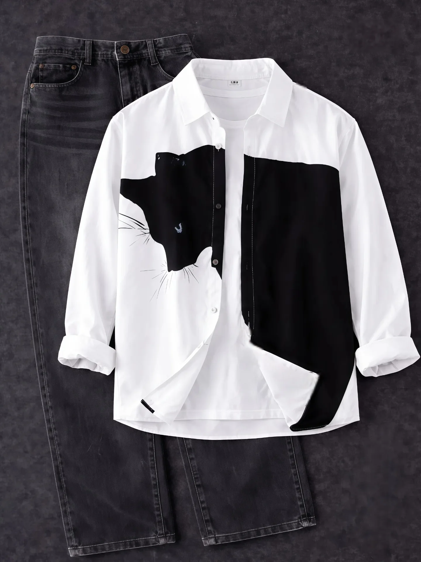 Men’s Color-Blocking Long Sleeve Casual Shirt at Just ₹149