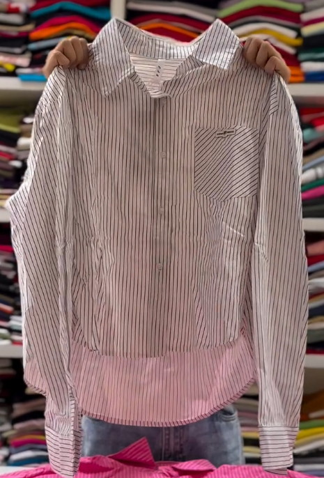 Imported Striped Summer Shirt – Lightweight, Breathable & Stylish Casual Wear