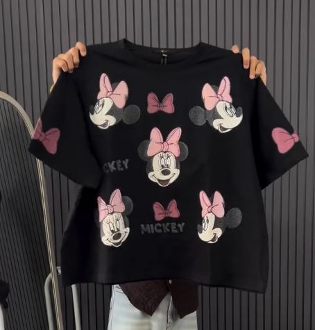 Minnie Mouse Oversized Tee + Cargo Combo at Just ₹149!