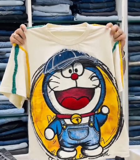 Doraemon Graphic Unisex T-Shirt & Trouser Set at Just ₹149!