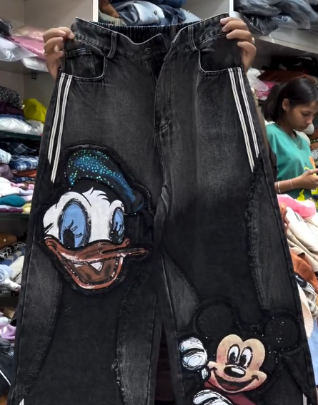 Classic Cartoon Cool: Tom & Jerry Graphic Korean T-Shirt & Trouser Set at Just ₹149!