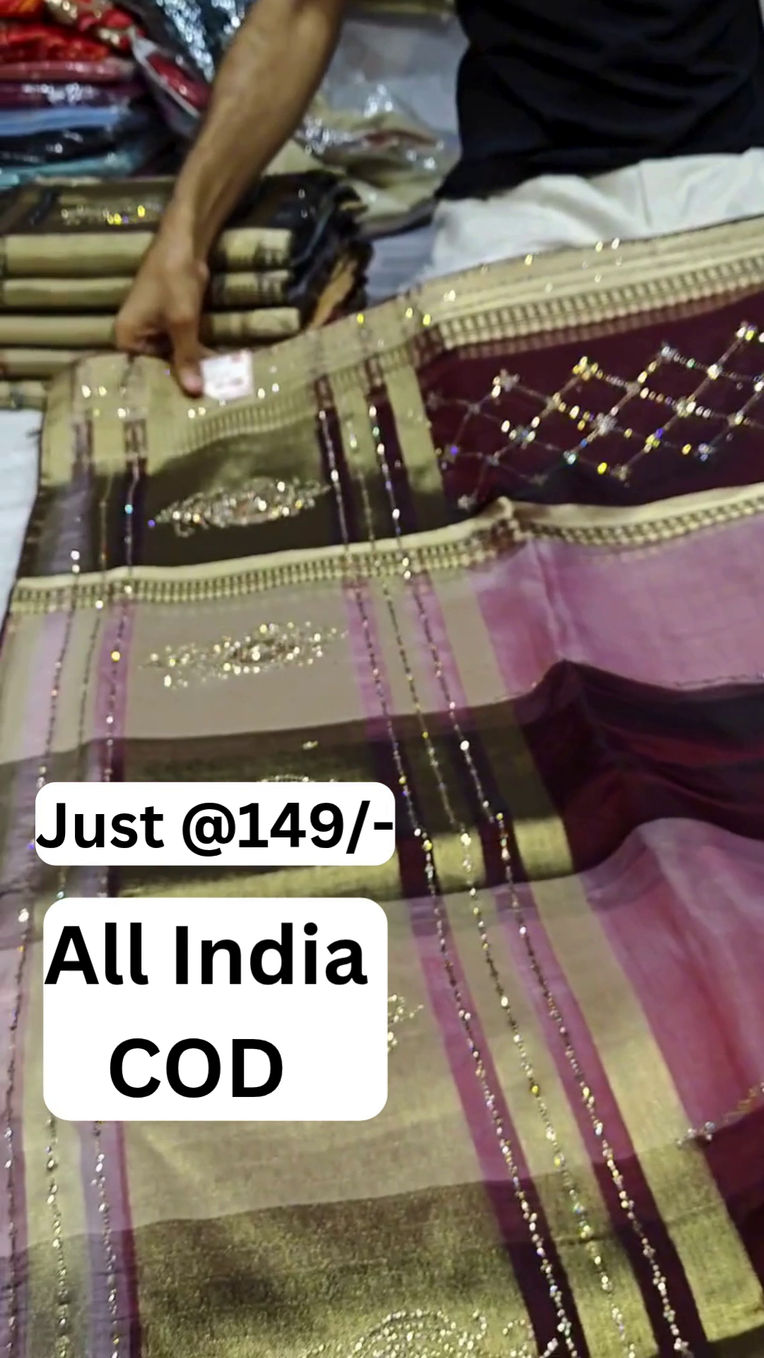 Elegant Organza Party Wear Saree – Premium Designer Look All India COD Available