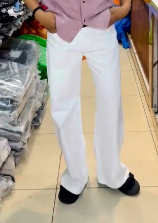 Classic White Wide-Leg Pants – Clean Look, Premium Comfort